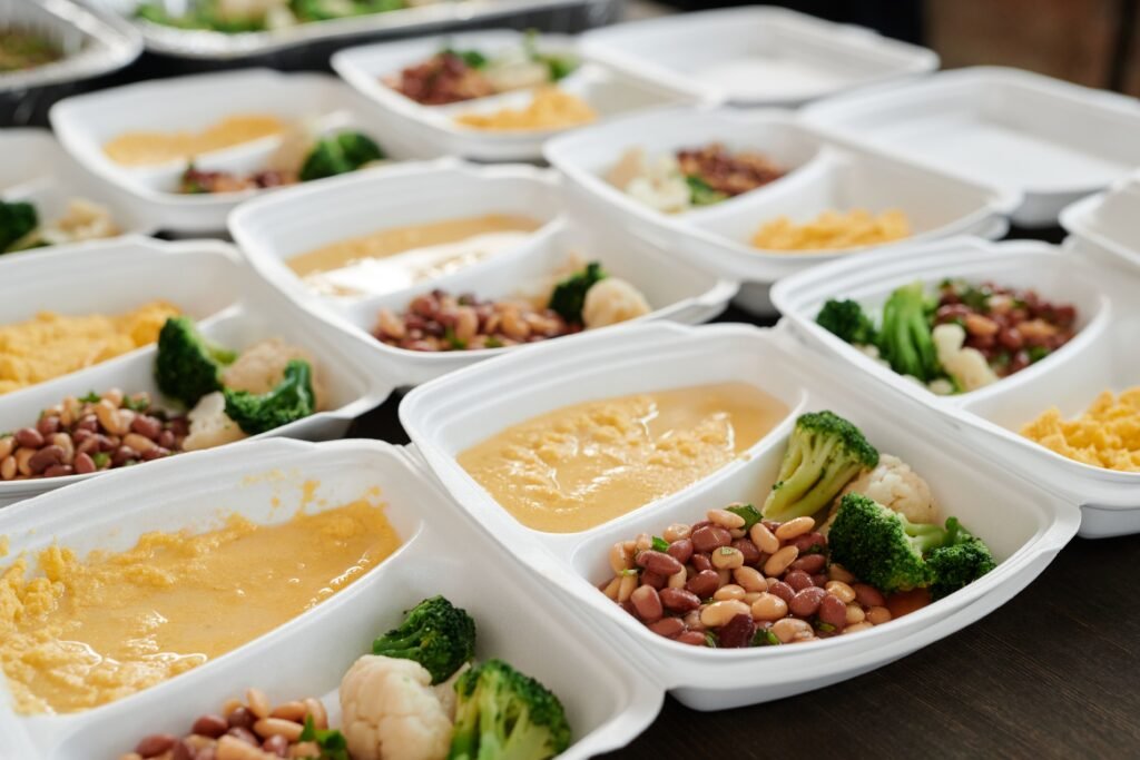 Athletes should include lean protein, whole grains, fruits, vegetables, healthy fats, and plenty of water.