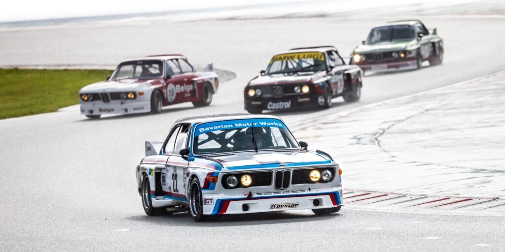 Golfers competing in the BMW International Open tournament 