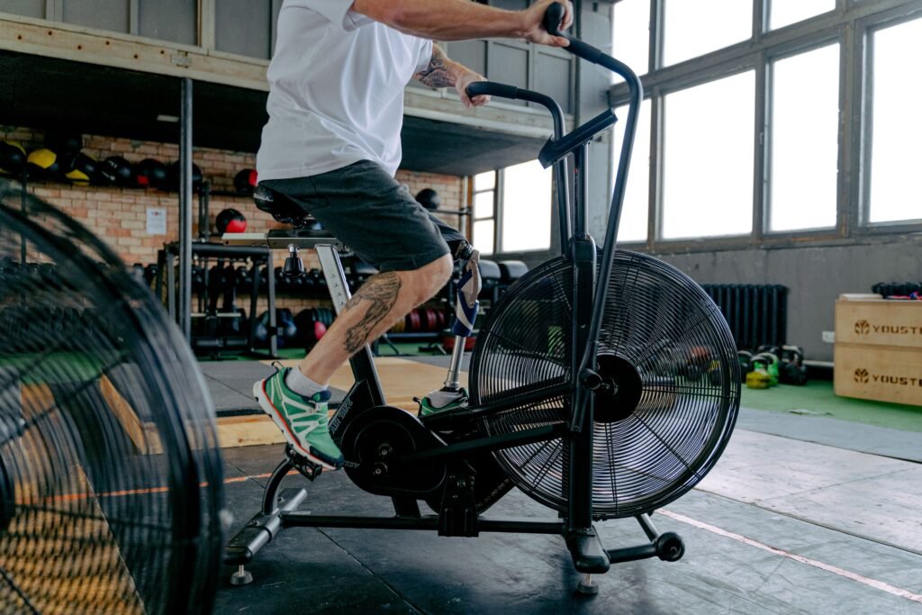 Cycling exercise for cardiovascular fitness and fat loss