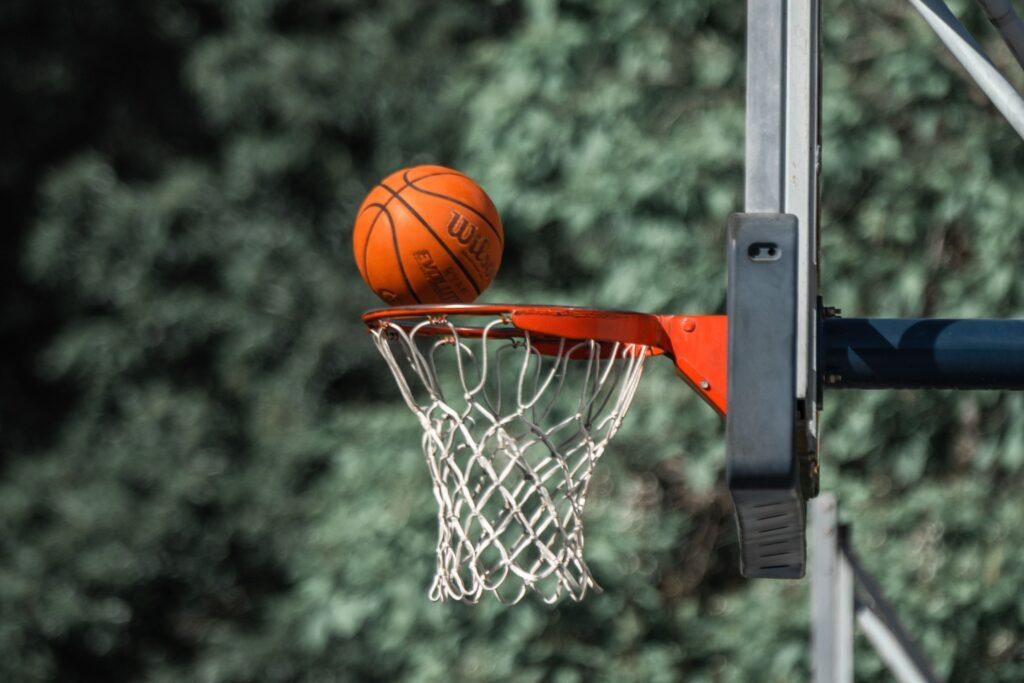 Los Angeles Lakers team lineup on the Crypto.com Arena home court