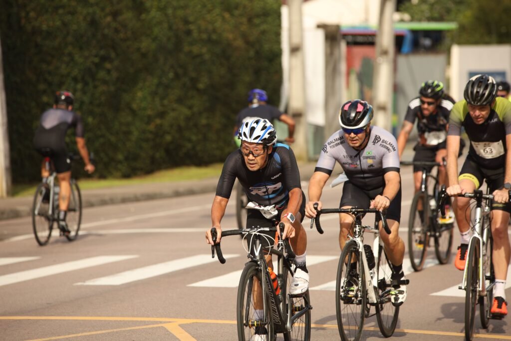 Malaysian cyclist competing in a road cycling race 