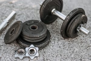 Fitness athlete performing high-intensity interval training on an Airdyne bike to maximize calorie burn.