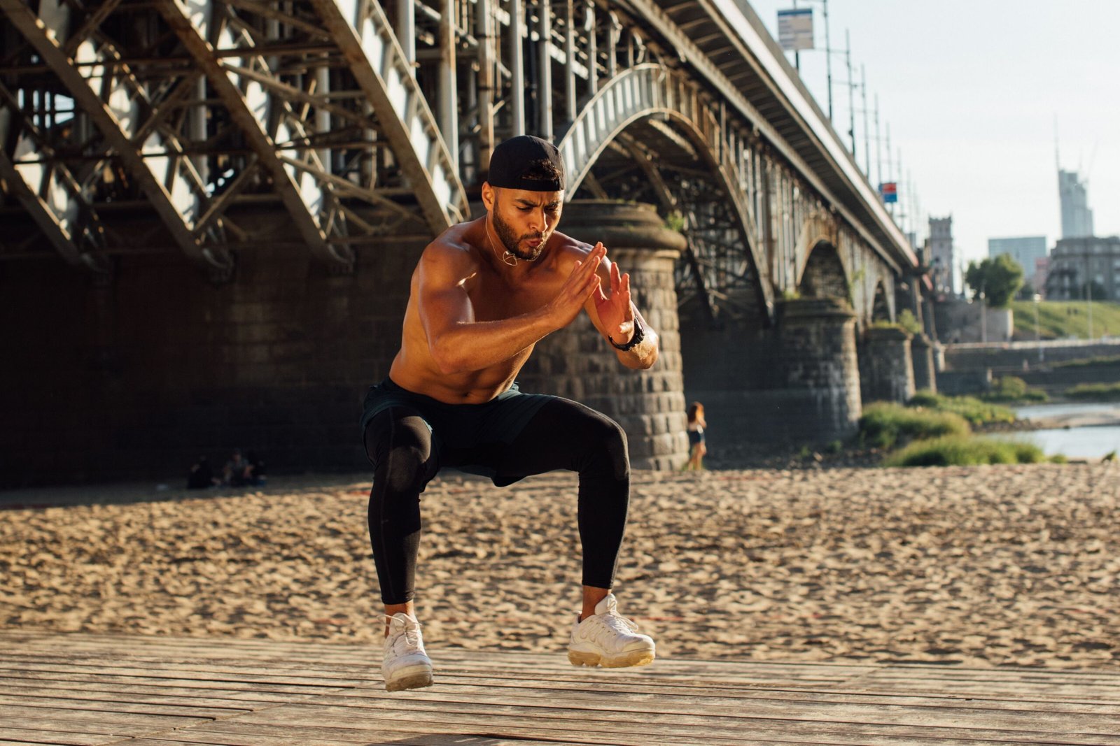 Smartwatch displaying heart rate variability and recovery metrics during a workout