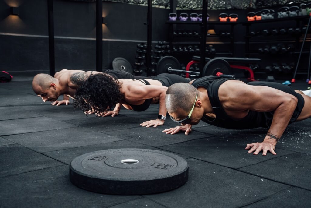 AI fitness tracking interface displaying real-time heart rate variability and recovery scores.