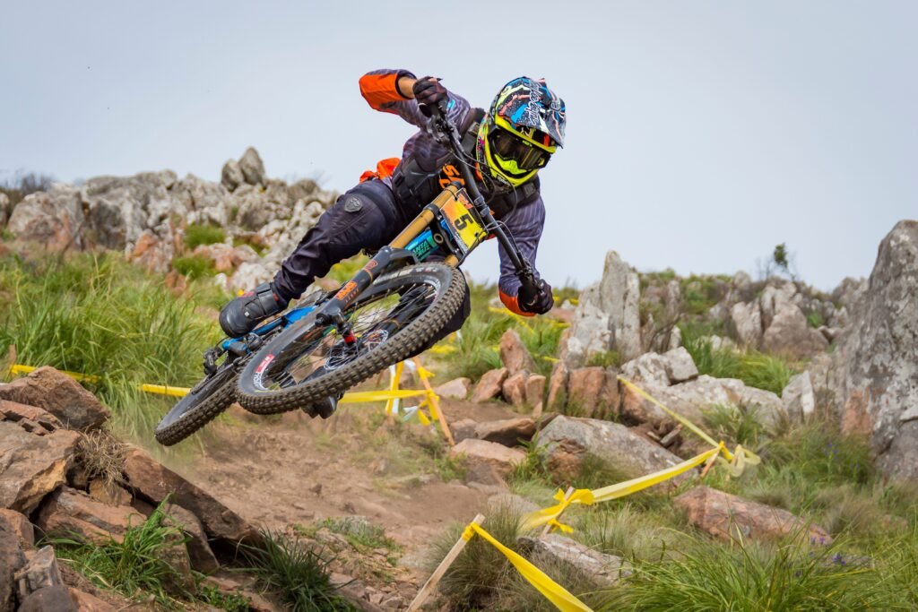 Overview of the Val di Sole mountain bike course in Italy.