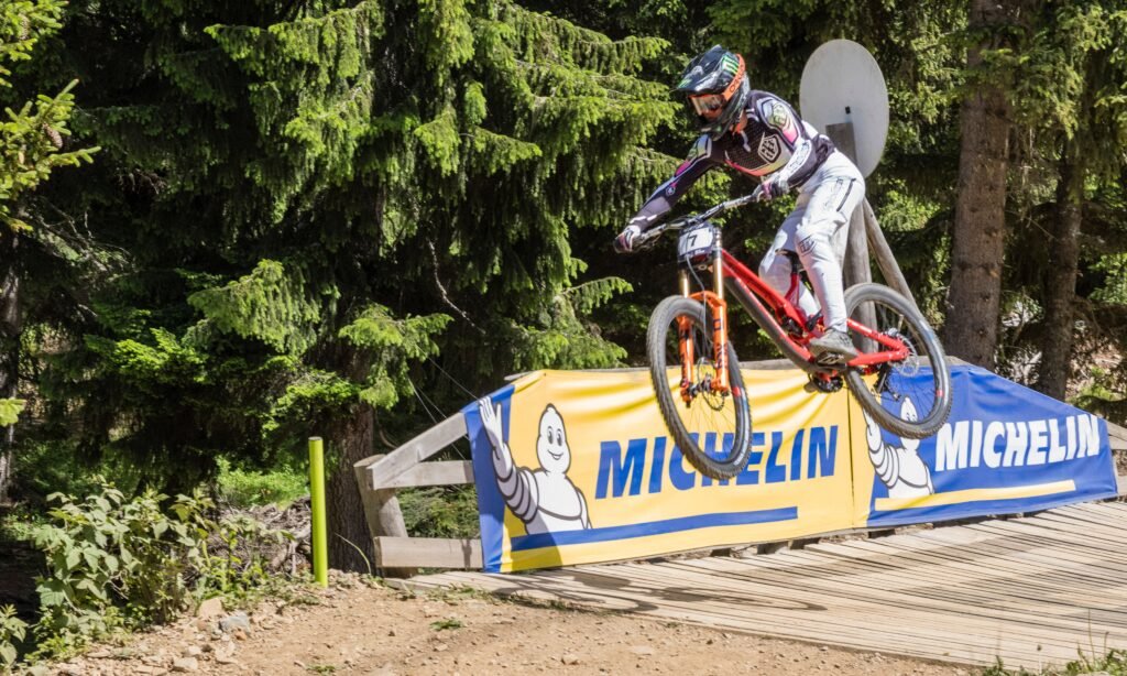 UCI Mountain Bike World Championships Head to Val di Sole Cross-country mountain bike racers tackled steep climbs on the course.