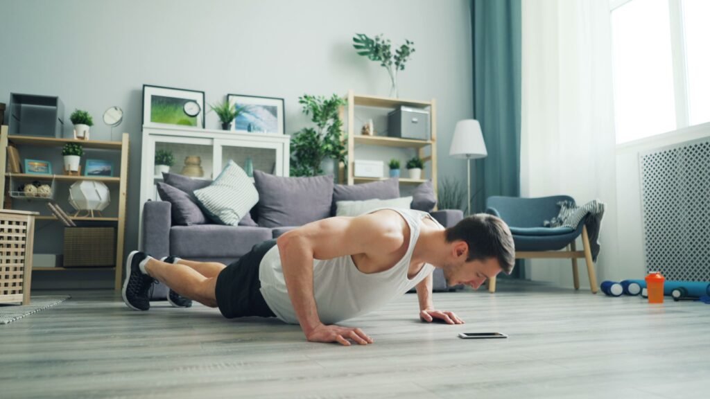 HIIT Trainingsplan Struktur mit Warm-up Hauptteil und Cool-down 