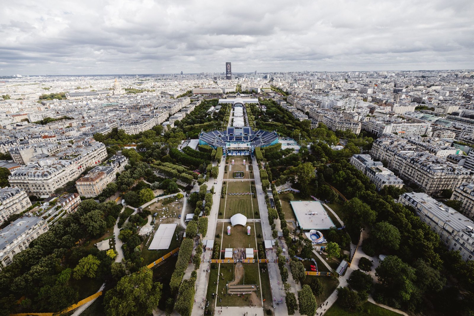 Runners taking part in the 20 Kilomètres de Paris 2026 road race in Paris, France.