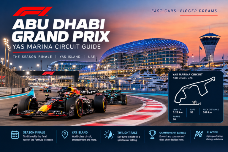 Abu Dhabi Grand Prix: Yas Marina Circuit Guide
