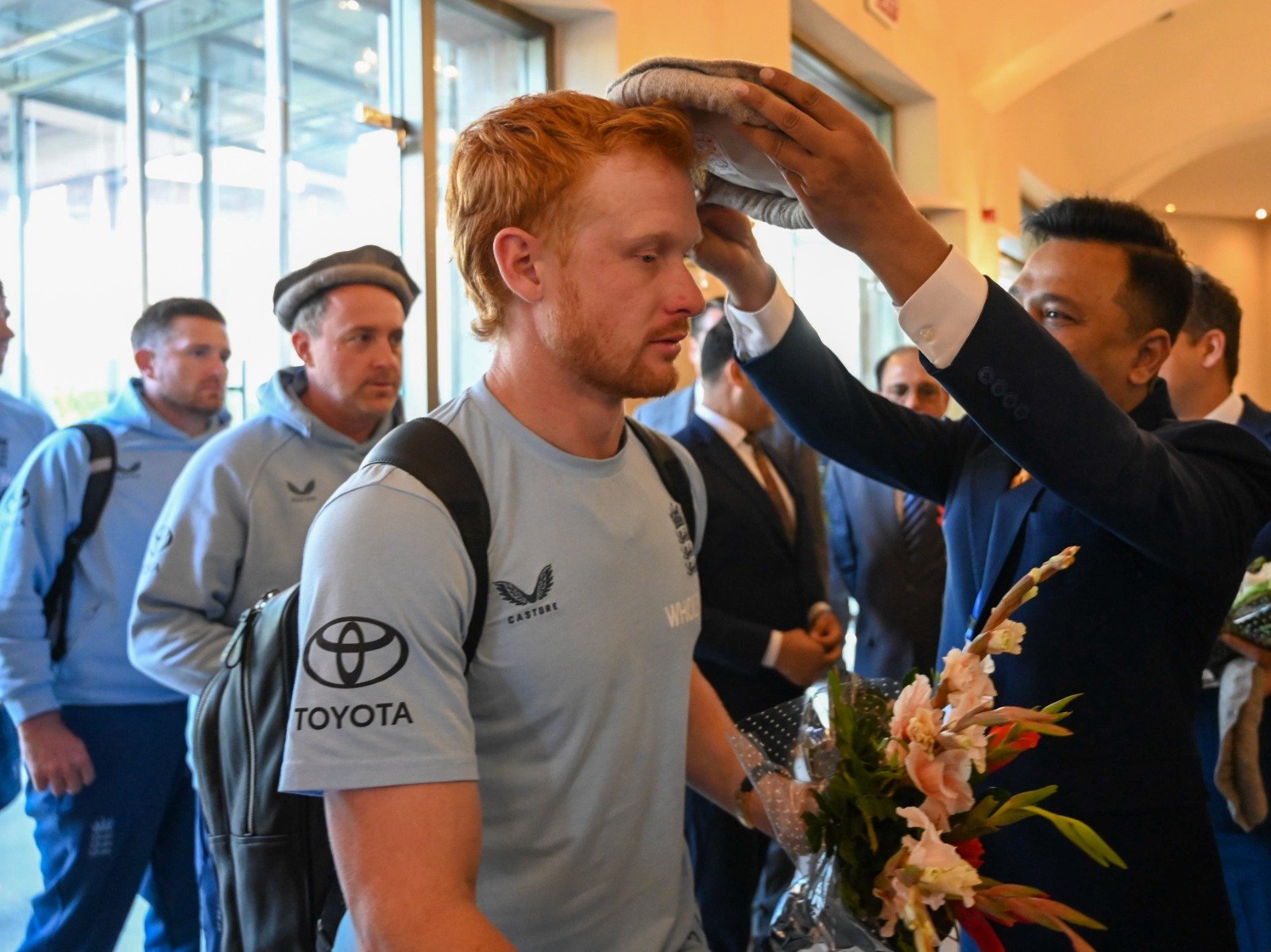 England cricket team arrives in Pakistan for the ODI Tri-Series 2026.